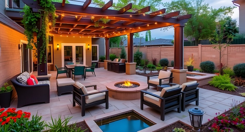 outdoor pergola